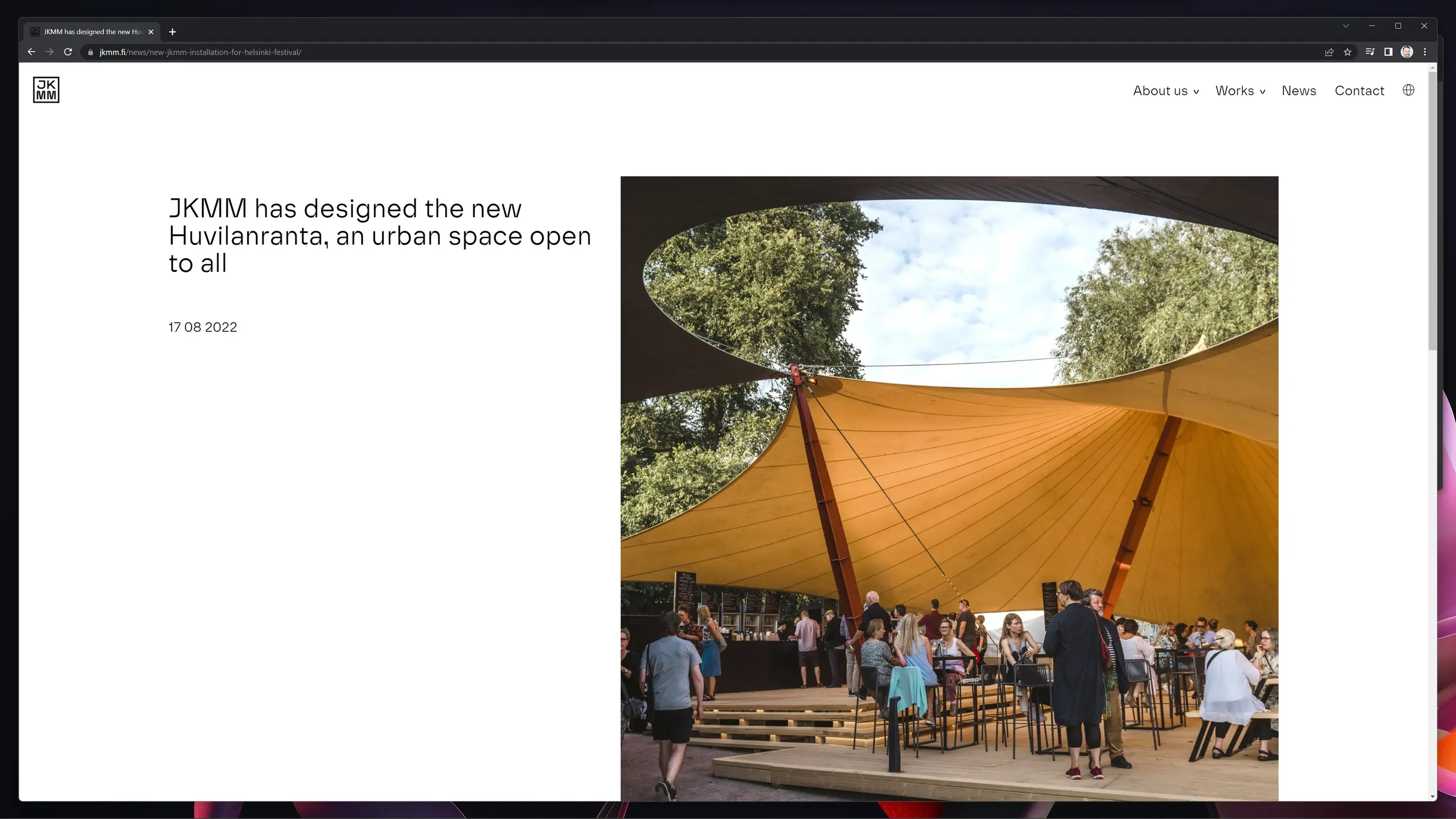 JKMM single news view